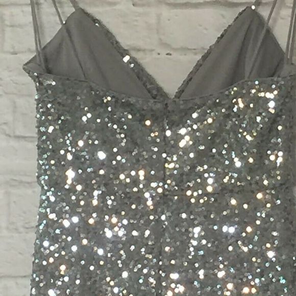 Badgley Mischka Women's Pewter 4 MSRP $487 - Picture 5 of 7